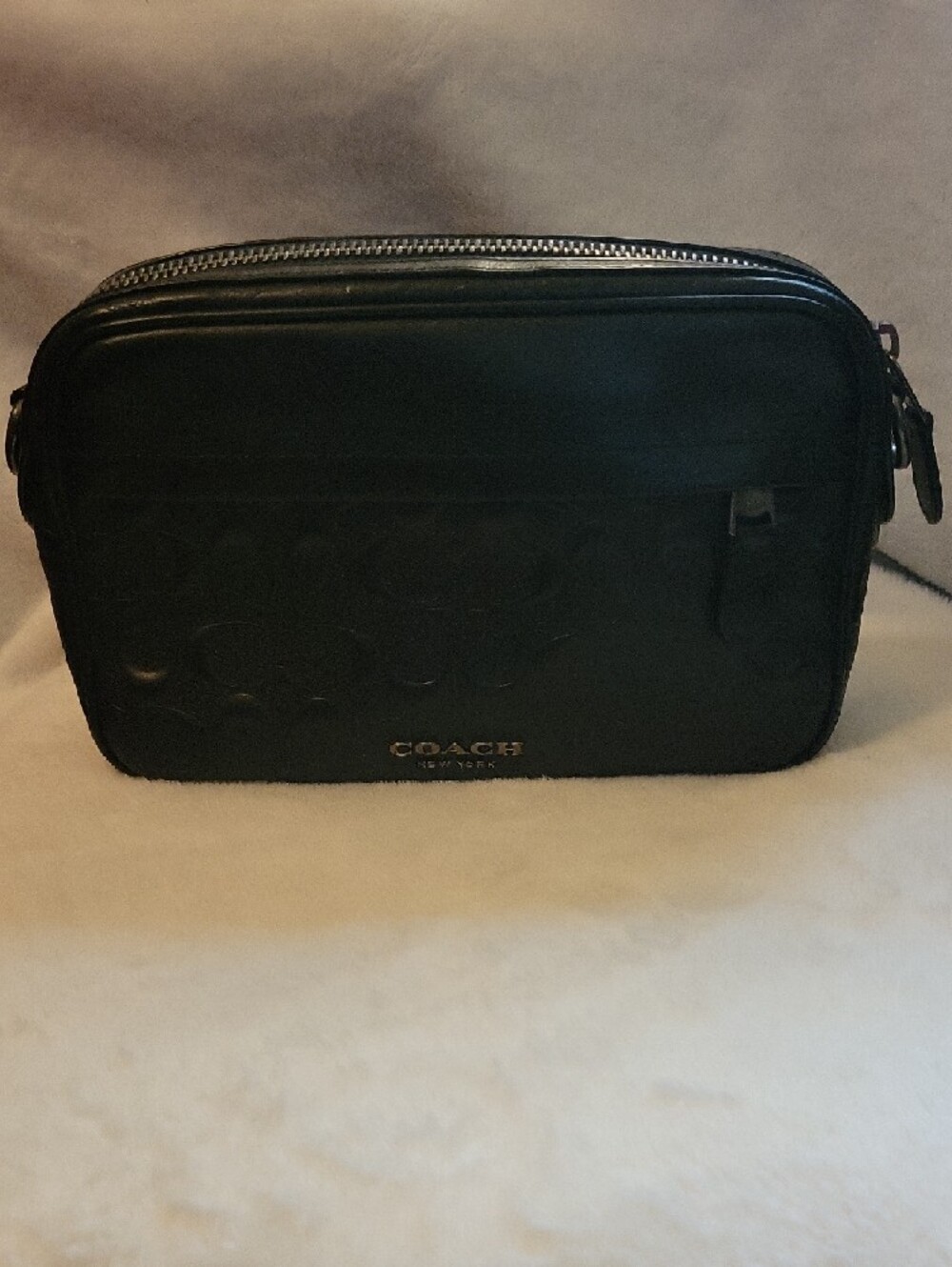 Coach Black Men's Toiletry Dopp Kit - Picture 2 of 8
